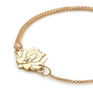 Alex and Ani Lotus Pull Chain Bracelet